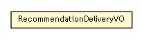 Package class diagram package RecommendationDeliveryVO