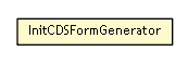 Package class diagram package InitCDSFormGenerator