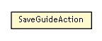 Package class diagram package SaveGuideAction