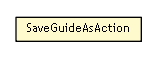 Package class diagram package SaveGuideAsAction
