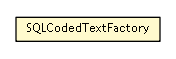 Package class diagram package SQLCodedTextFactory