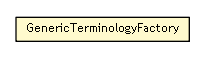 Package class diagram package GenericTerminologyFactory