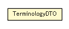 Package class diagram package TerminologyDTO