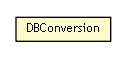 Package class diagram package DBConversion
