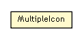 Package class diagram package MultipleIcon